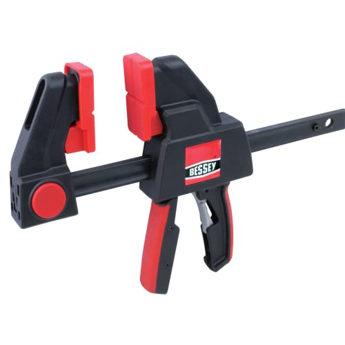 BESSEY EHK SERIES - 600 lb Clamping Force - 06 in - EHKXL06 Trigger Clamp Set - 3.125 in. Throat Depth - Wood Clamps, Tools, & Equipment for Woodworking, Carpentry, Home Improvement, DIY