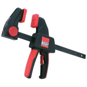 BESSEY EHK SERIES - 100 lb Clamping Force - 12 in - EHKM12 Trigger Clamp Set - 2.375 in. Throat Depth - Wood Clamps, Tools, & Equipment for Woodworking, Carpentry, Home Improvement, DIY