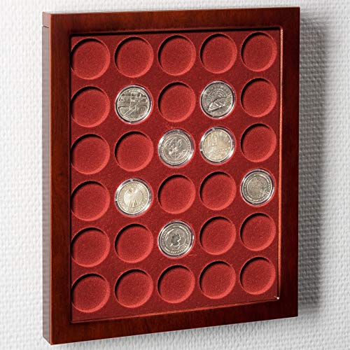 Louvre Showcase for 20 Coins in Large/Air Tite H / CAPS38 Capsules