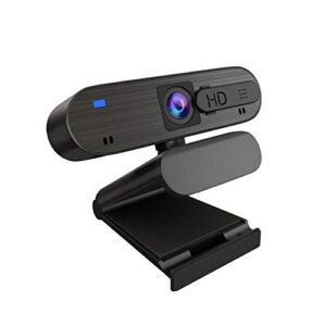2021 upgraded webcam with dual microphone, 1080p fhd pro streaming usb video camera, plug and play, privacy cover, for window mac os computer, for online class, conference, gaming (pro webcam)