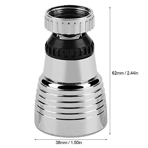 360°Swivel LED Faucet Sprayer,3Colors Temperature Controlled Faucet Spray Head,Anti- LED Faucet Sprayer,Anti-Splashing and Water-saving Faucet Sprayer Head for Kitchen and