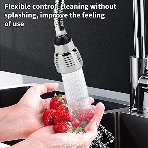360°Swivel LED Faucet Sprayer,3Colors Temperature Controlled Faucet Spray Head,Anti- LED Faucet Sprayer,Anti-Splashing and Water-saving Faucet Sprayer Head for Kitchen and