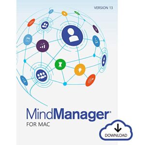 [old version] corel mindmanager for mac 13 | mind mapping & visual work management software | brainstorming, project management, flowcharting & more [mac download]