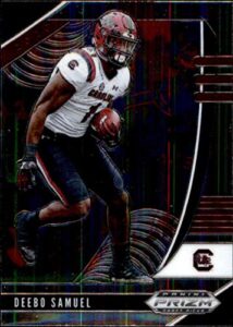 2020 panini prizm draft picks collegiate football #29 deebo samuel south carolina gamecocks official ncaa trading card from panini america