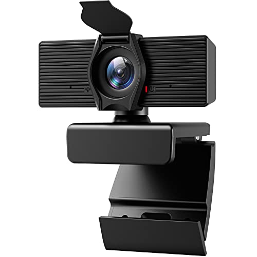 Litepro Webcam with Microphone Webcams Privacy Cover hd 1080p for Gaming conferencing Meeting Laptop Desktop Zoom, USB Computer Camera for Mac pc Free-Driver Plug & Play