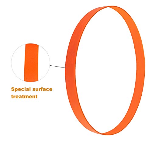 L CONTINUE 2 Pack Orange Urethane Band Saw Tires for Craftsman Band Saws (2, Wheel 7/8" Wide x 12" Dia)