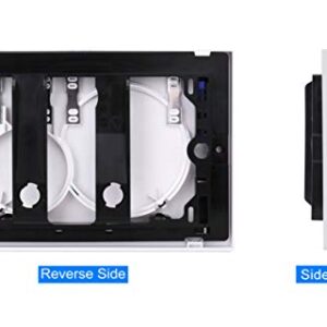 Dual-Flush Actuator Plate for Concealed Cisterns Alpine White Compatible with Geberit 115.770.11.5