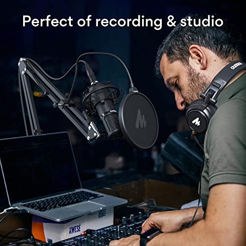 MAONO XLR Condenser Microphone, Professional Cardioid Studio Recording Mic for Streaming, Podcasting, Singing, Voice-Over, Vocal, Home-Studio, YouTube, Skype, Twitch (PM320S)