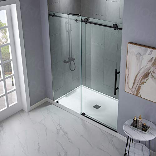 WOODBRIDGE MSDC 6076-MBL Shower Door, 60"x76", MBL