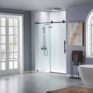 WOODBRIDGE MSDC 6076-MBL Shower Door, 60"x76", MBL