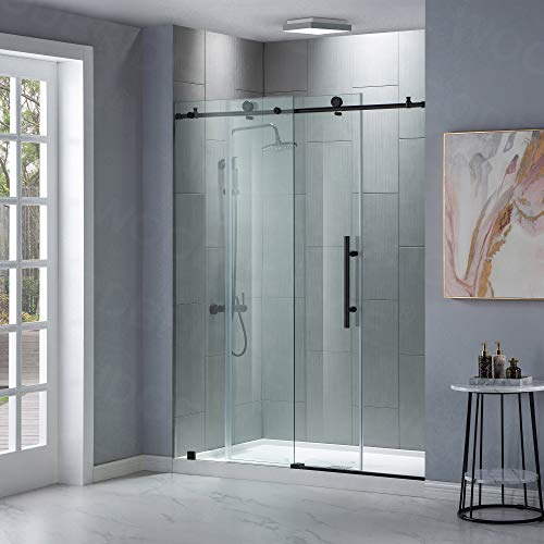 WOODBRIDGE MSDC 6076-MBL Shower Door, 60"x76", MBL