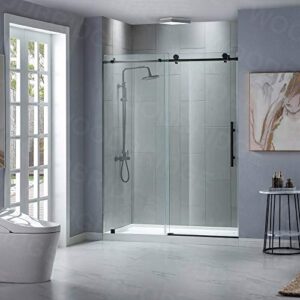 WOODBRIDGE MSDC 6076-MBL Shower Door, 60"x76", MBL