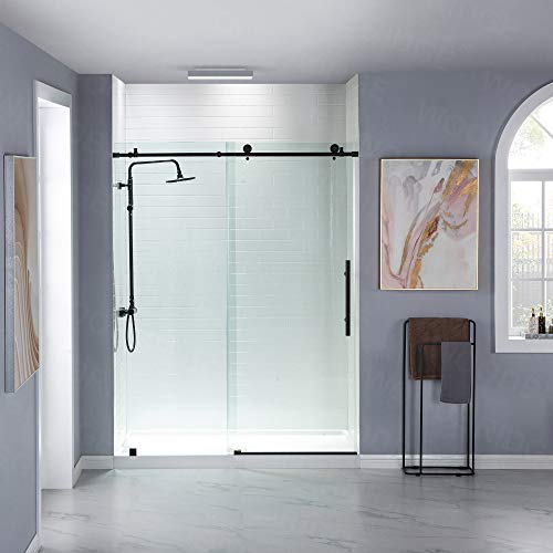 WOODBRIDGE MSDC 6076-MBL Shower Door, 60"x76", MBL