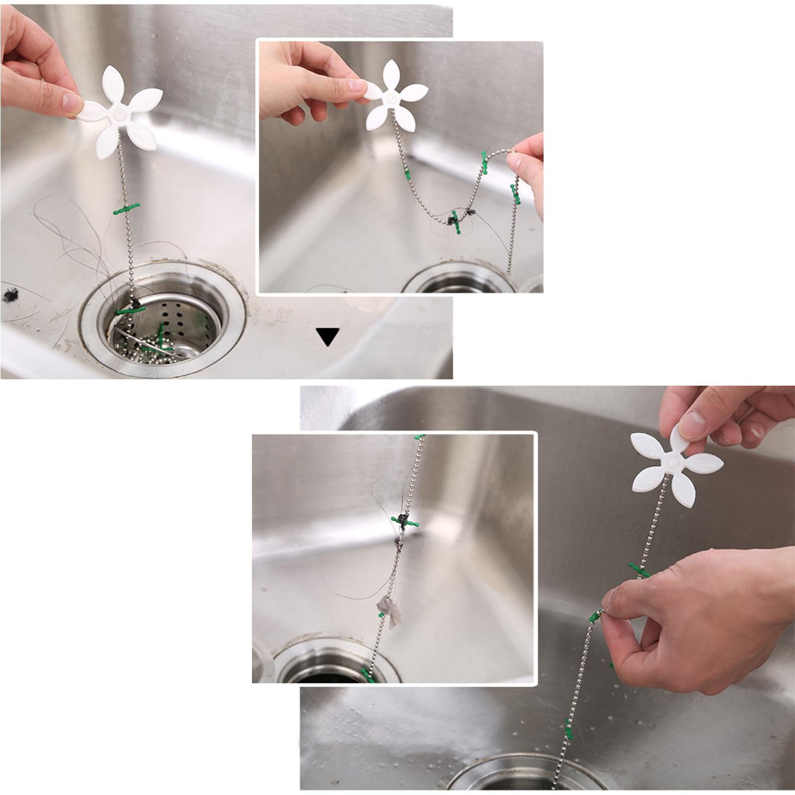 10 Pack Drain Hair Catcher, Flower Hair Drain Catcher, Bathtub Drain Cover Drain Clog Protectors for Bathtubs and Sinks