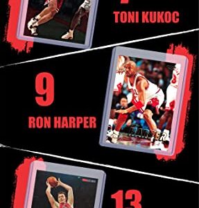 Chicago Bulls Cards Michael Jordan, Scottie Pippen, Dennis Rodman, Ron Harper, Toni Kukoc, Steve Kerr, Luc Longley 1997-98 Finals Team Gift Pack