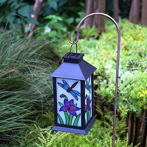 Solar Lanterns Outdoor Hanging Solar Lights Decorative for Garden Patio Porch and Tabletop Decorations. (Dragonfly)