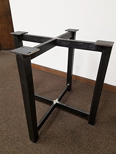 Metal Trestle Style Steel Table Base - Any Size and Color