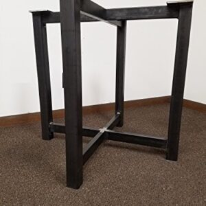 Metal Trestle Style Steel Table Base - Any Size and Color