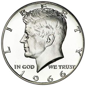 1966 p sms kennedy half dollar choice uncirculated us mint