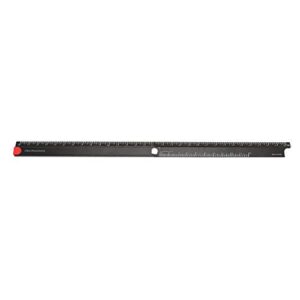 Folding Ruler, Aluminum Alloy Ruler 0-300mm Measurement Range Simple Angle Measurement Ruler 90°Folding Metal Stationery Ruler for Artists, Construction Workers, Designers, Carpenters