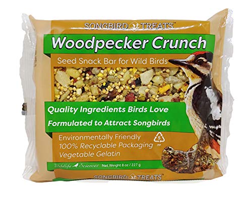 Songbird Treats Seed Cake Variety 4 Pack of Seed Cakes | 8 oz Bird Seed Cakes for Wild Birds