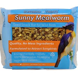 Songbird Treats Seed Cake Variety 4 Pack of Seed Cakes | 8 oz Bird Seed Cakes for Wild Birds