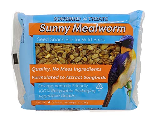 Songbird Treats Seed Cake Variety 4 Pack of Seed Cakes | 8 oz Bird Seed Cakes for Wild Birds