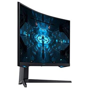 SAMSUNG 32” Odyssey G7 Series WQHD (2560x1440) Curved Gaming Monitor, 240Hz, 1ms, HDMI, G-Sync, FreeSync Premium Pro, LC32G75TQSNXZA