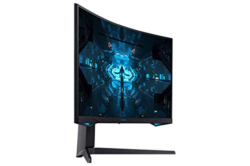 SAMSUNG 32” Odyssey G7 Series WQHD (2560x1440) Curved Gaming Monitor, 240Hz, 1ms, HDMI, G-Sync, FreeSync Premium Pro, LC32G75TQSNXZA