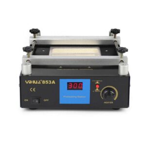 853a 600w ir preheating rework station pcb infrared preheater bga rework hot plate preheating oven welder 50℃-350 ℃ 110v