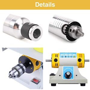 Upgraded Table Saw, Lapidary Equipment 0-10000r/min with Flexible Shaft, Mini Lapidary Saw 110V for Gem Metal Woodworking