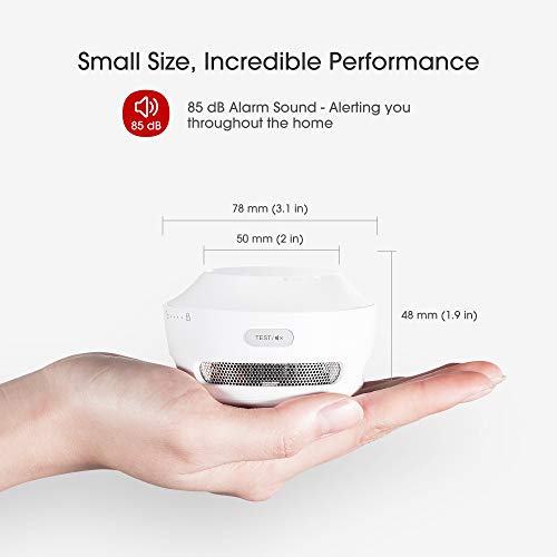 X-Sense Wireless Interconnected Smoke Detector Battery Powered Fire Alarm with Over 820 feet Transmission Range, XS01-WR Link+, 6-Pack