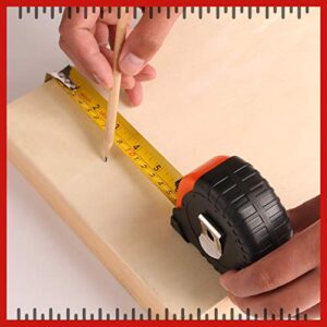 LICHAMP Tape Measure 30-Foot, 4 Pack Bulk Easy Read Measuring Tape Retractable Metric/Fractional, Measurement Tape 29.5FT/9M by 1-Inch