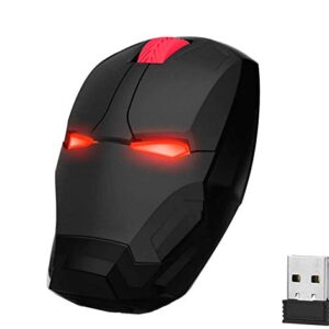 WFB Ergonomic Wireless Computer Mouse for Kids, 2.4 G Portable Noiseless Mouse Optical Mice with USB Receiver for Notebook PC Laptop Computer Mac Book (Black)