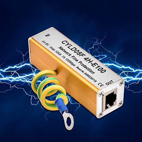 5V Power Supply Lightning Protection RJ45 RJ11 Adapter Ethernet Network Surge Protector