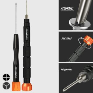 Triwing Screwdriver for Nintendo Switch, TEKPREM Y00 Triwing Screwdriver,2.0mm Y Tripoint Screwdriver for Nintendo Switch Joycon Controller Repair