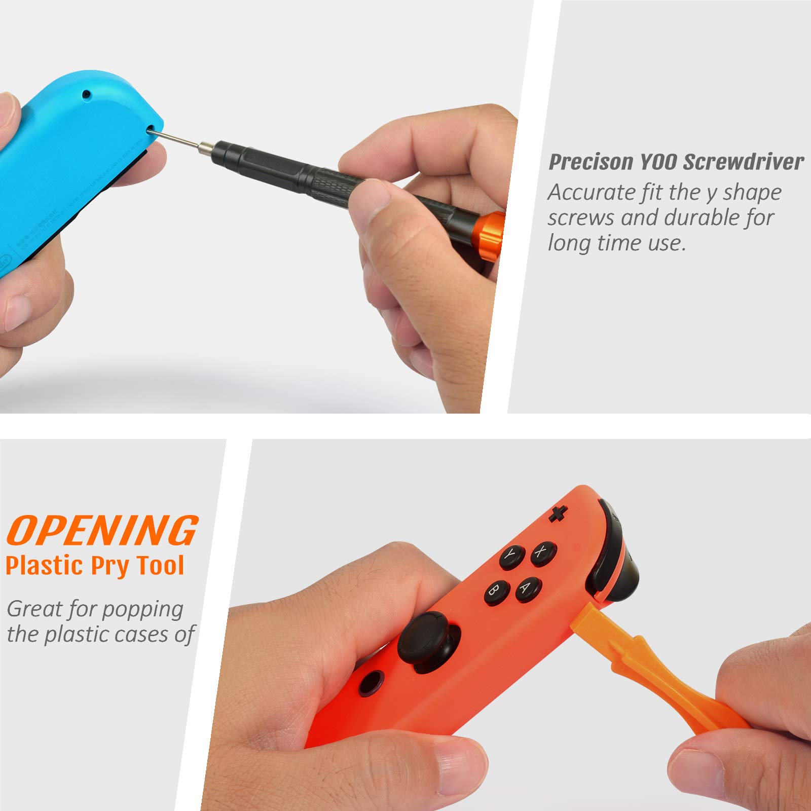 Triwing Screwdriver for Nintendo Switch, TEKPREM Y00 Triwing Screwdriver,2.0mm Y Tripoint Screwdriver for Nintendo Switch Joycon Controller Repair