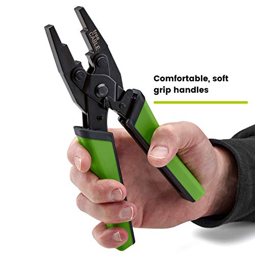 trueCABLE Parallel Crimping Pliers, Toolless Keystone Jack and Field Termination Plug Closure Tool, trueCLOSE