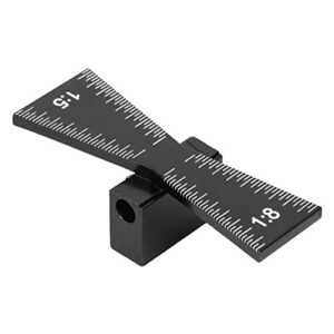 Dovetail Marker Aluminum Alloy Dovetail Gauge Woodworking Joints Marking Jig Ruler for Cork, Hardwood and Other Types of Wood (1:5 1:8)