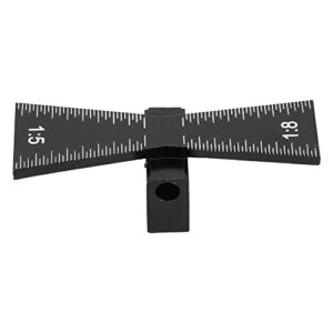 Dovetail Marker Aluminum Alloy Dovetail Gauge Woodworking Joints Marking Jig Ruler for Cork, Hardwood and Other Types of Wood (1:5 1:8)