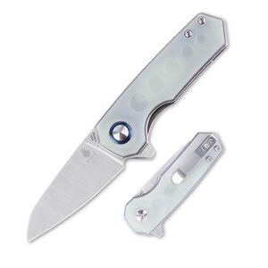kizer folding pocket knife 2.39 in with g10 handles for outdoor, edc knife, lieb v2541n2