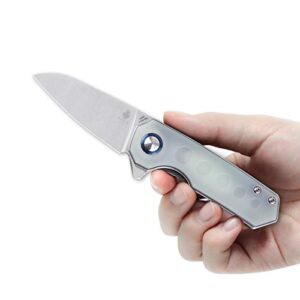 Kizer Folding Pocket Knife 2.39 in with G10 Handles for Outdoor, EDC Knife, Lieb V2541N2