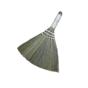 handmade, natural straw broom for desk and table, dusting brush