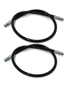 professional parts warehouse aftermarket hoses 1/4" x 38" set of 2 replaces western 55020 and fisher 4424