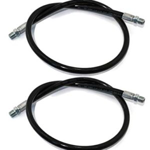 Professional Parts Warehouse Aftermarket Hoses 1/4" X 38" Set of 2 Replaces Western 55020 and Fisher 4424