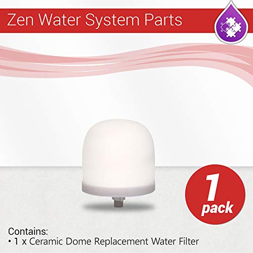 Max Water Counter Top Water System Replacement Ceramic Dome Water Filter 0.5 to 1 micron, Gravity Water Filters (Pack of 1)