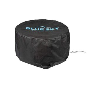 blue sky outdoor living pc2416 cover fire pit, black