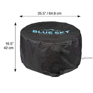 Blue Sky Outdoor Living PC2416 Cover Fire Pit, Black