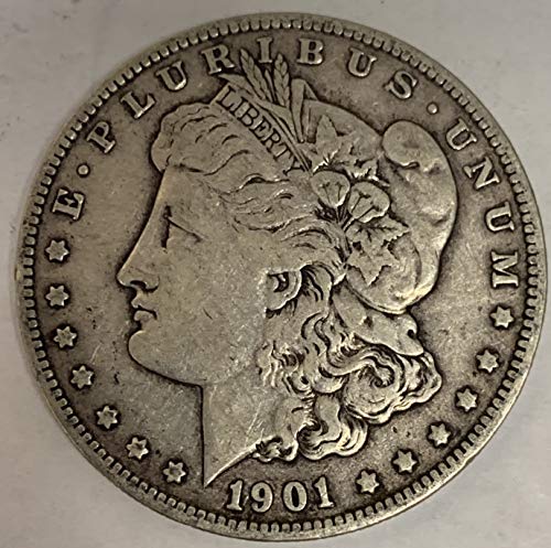 1901 O Morgan Silver Dollar Average Circulated $1 VF-XF