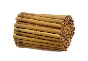 ia crafts bamboo tubes, for mason bees, natural bamboo bee nest, easy to split for cocoon harvest, 5.9" long and 0.27"-0.4" inner diameter (0.75)